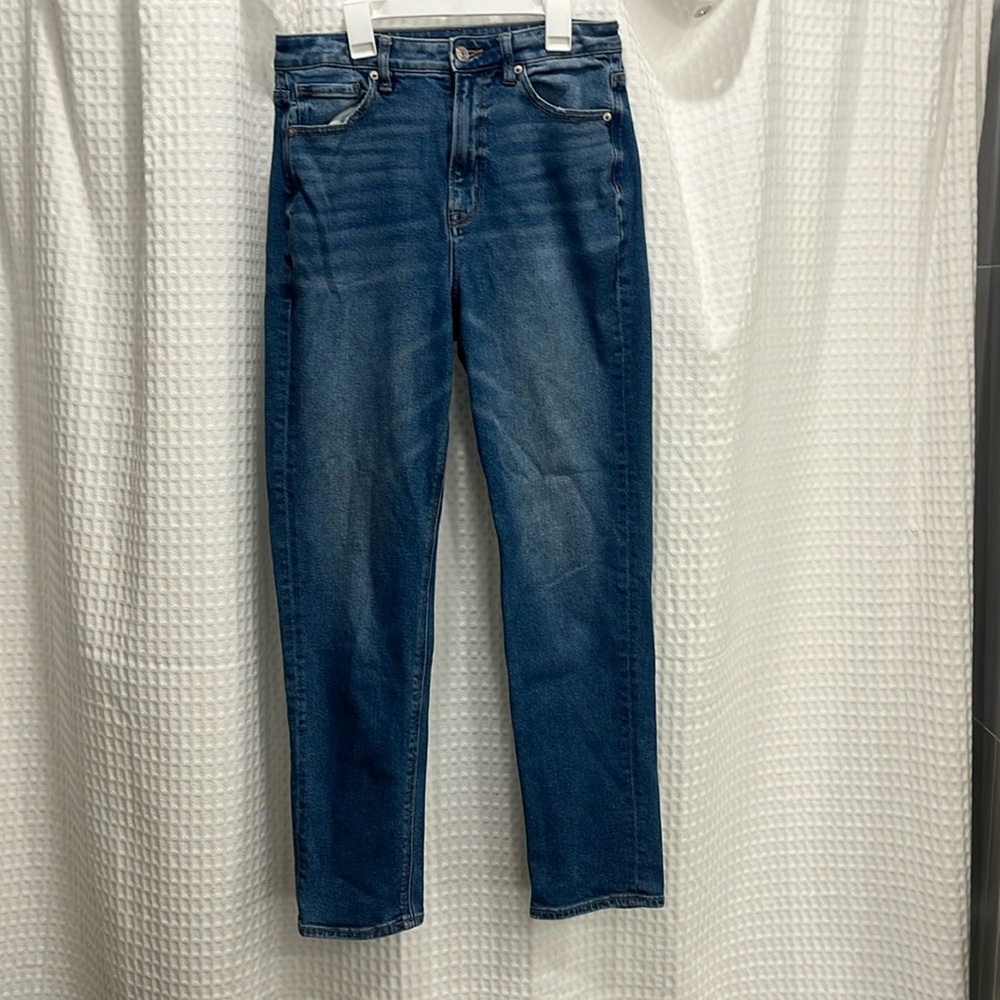 American Eagle Curvy Mom Jeans Size 8 Medium Wash
